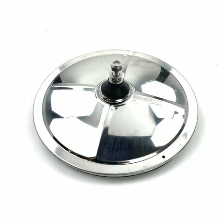Retrac Head, Mirror, Convex, 8 In. Round, Center Mount, 983-4 Polished Stainless, 5/16 Plastic Ball Stud 604898